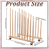 Wood Portable Easel Storage Rack for Artwork AJEW-WH0596-840-2