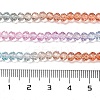 Transparent Painted Glass Beads Strands DGLA-A034-T3mm-A19-3