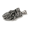 316 Surgical Stainless Steel Pendants STAS-Z073-69AS-2