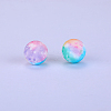 Printed Round Silicone Focal Beads SI-JX0056A-31-5