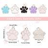 SUNNYCLUE 50Pcs 5 Style Alloy Enamel Pendants ENAM-SC0003-22-2