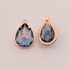 Faceted Resin Rhinestone Pendants RESI-TAC0010-25F-1