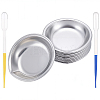12Pcs 410 Stainless Steel Palette AJEW-GF0011-85-1