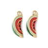 304 Stainless Steel Enamel Pendants STAS-Z122-25G-01-1