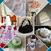 8 Yards Polyester Pleated Lace Trim OCOR-WH0080-87C-6
