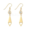 304 Stainless Steel Tie Dangle Earrings EJEW-Z129-19G-4
