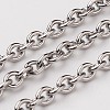 Tarnish Resistant 304 Stainless Steel Cable Chains CHS-L015-37-1