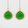 Real 18K Gold Plated Brass Glass Pendants LS-GLAA-J043-01G-2