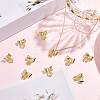 10Pcs Brass Pendants KK-BBC0020-45-4