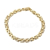 Brass Micro Pave Clear Cubic Zirconia Panther Chain Bracelets for Women BJEW-H630-04G-4