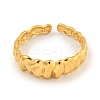 Ion Plating(IP) 304 Stainless Steel Open Cuff Ring for Women RJEW-A043-32G-2