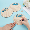 Wooden Baby Photo Props WOOD-WH0002-56C-3