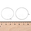 SHEGRACE Brass Hoop Earrings Findings XGR0005P-70P-3