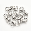Tarnish Resistant 304 Stainless Steel Lobster Claw Clasps LS-STAS-T029-11-1