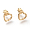 Heart 304 Stainless Steel Jewelry Sets SJEW-M097-17G-5