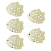 5Pcs Handmade Porcelain Beads PORC-TADJ0001-05F-1