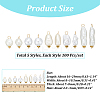 ABS Imitation Pearl Acrylic Pendant PALLOY-PH01626-2