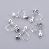 Plastic Clip-on Earring Findings LS-X-STAS-P221-24P-1