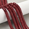 Dyed Natural Magnesite Beads Strands G-M448-F01-02-1