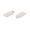 Non-Tarnish 304 Stainless Steel Charms STAS-P307-15C-P-3