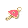 Autumn Theme Rack Plating Brass Cubic Zirconia Pendants KK-Z056-32G-03-2
