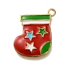 Christmas Theme Alloy Enamel Pendants FIND-I040-01B-1