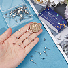 50Pcs 304 Stainless Steel Stud Earring Findings STAS-SC0006-56-3