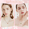 16Pcs 8 Colors Rack Plating Brass Inlaid Cubic Zirconia Charms KK-DC0001-82-6