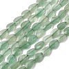 Natural Green Aventurine Beads Strands G-B159-A11-2