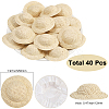 40Pcs Mini Cloth Doll Hats AJEW-SC0031-34C-2