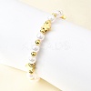 ABS Imitation Pearl Beads Braided Bead Bracelets for Women BJEW-D317-09A-G-3