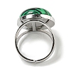304 Stainless Steel Open Cuff Rings RJEW-C079-07P-4