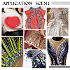 120Pcs 10 Colors Cone Shape Sew on Rhinestones GLAA-GA0001-57B-6