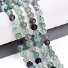 Natural Fluorite Beads Strands G-T140-19A-2