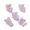 UV Plating Rainbow Iridescent Acrylic Beads LS-PACR-M002-01D-1