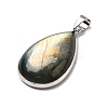 Natural Labradorite Pendants G-B149-11P-2