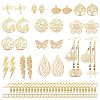 DIY Filigree Drop Earring Making Kits DIY-SZ0008-74-1