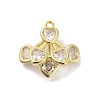 Brass Pendants KK-V006-01G-04-2