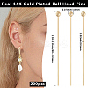 Brass Ball Head Pins KK-BBC0025-60B-2