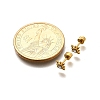 Ion Plating(IP) 304 Stainless Steel Stud Earrings EJEW-A118-16G-02-5