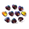Electroplate Glass Charms GGLA-Z002-02Q-1