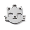 Non-Tarnish 304 Stainless Steel Charms STAS-K272-01B-P-1