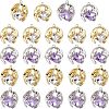 24Pcs 2 Colors Alloy Rhinestone Pendants FIND-CA0004-92-1