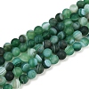 Natural Grade A Striped Agate/Banded Agate Beads Strands G-E478-08-6MM-2