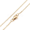 Natural Green Aventurine Teardrop Pendant Necklace NJEW-JN03900-02-6