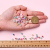 160Pcs 2 Style Luminous Acrylic Beads MACR-YW0001-15-6