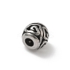 304 Stainless Steel European Beads STAS-H238-09K-AS-2