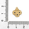 304 Stainless Steel Rhinestone Pendants STAS-E547-06B-G-3