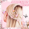 180Pcs Opaque & Transparent Resin Cabochons RESI-SP0001-30-5