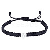 1Pc Adjustable Nylon Cord Braided Bracelets for Women Men BJEW-LP0001-34D-P-1